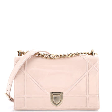 Christian Dior Diorama Flap Bag Patent Medium