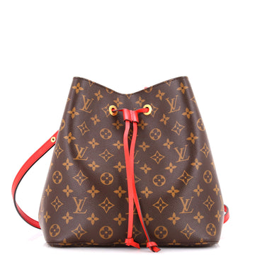 Louis Vuitton NeoNoe Handbag Monogram Canvas with Leather MM