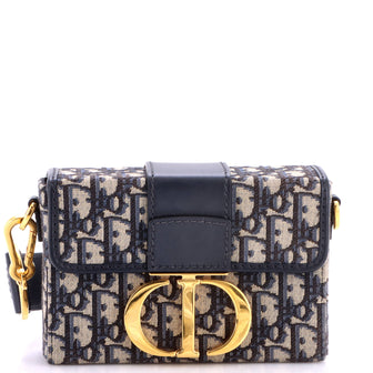 Christian Dior 30 Montaigne Box Bag Oblique Canvas