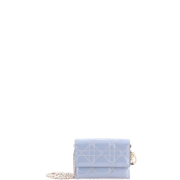 Christian Dior Lady Dior Nano Belt Pouch Cannage Quilt Patent