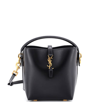 Saint Laurent Le 37 Bucket Bag Leather Mini