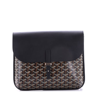 Goyard Coursier Messenger Bag Coated Canvas and Leather