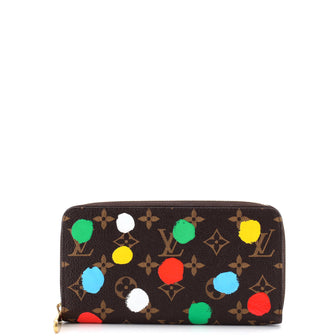 Louis Vuitton Zippy Wallet Yayoi Kusama Painted Dots Monogram Canvas
