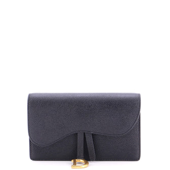 Christian Dior Saddle Rectangular Belt Bag Leather