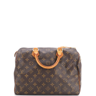 Louis Vuitton Speedy Handbag Monogram Canvas 30