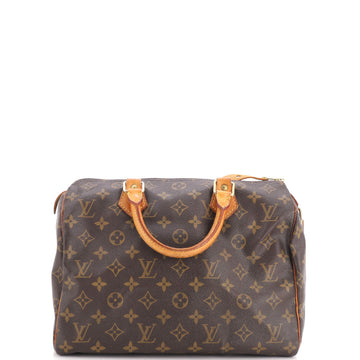 Louis Vuitton Speedy Handbag Monogram Canvas 30