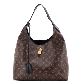Louis Vuitton Flower Hobo Monogram Canvas with Leather