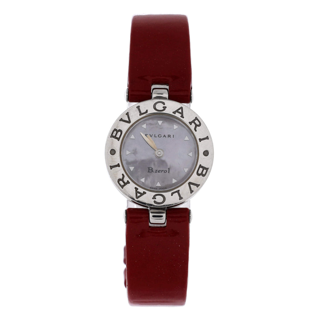 【合馬公式アカウント1 】BVLGARI B.zero1レディースウォッチ Bvlgari B.Zero1 Quartz Watch Stainless Steel and Patent with