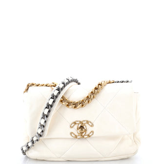 Chanel 19 Flap Bag Quilted Leather Medium