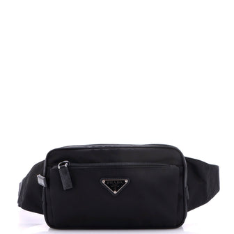 Prada Zip Waist Bag Tessuto Small