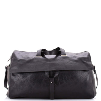 Saint Laurent Flap Pocket Duffle Bag Leather Large
