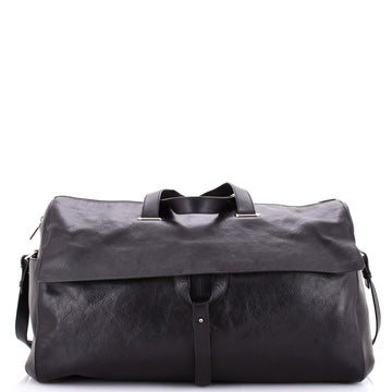 Saint Laurent Flap Pocket Duffle Bag Leather Large