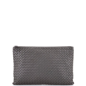 Bottega Veneta Zip Pouch Intrecciato Nappa Large