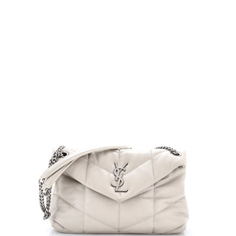 Saint Laurent Loulou Puffer Shoulder Bag Quilted Leather Small