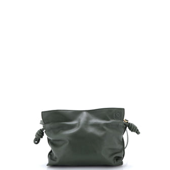 Loewe Suna Fujita Flamenco Knot Clutch Leather Mini