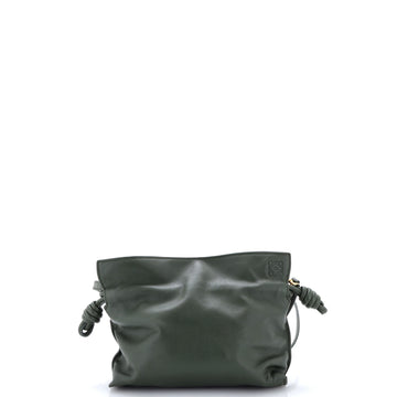 Loewe Suna Fujita Flamenco Knot Clutch Leather Mini