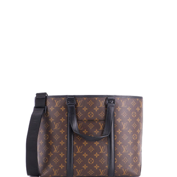 Louis Vuitton Weekend Tote Macassar Monogram Canvas PM
