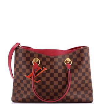 Louis Vuitton LV Riverside Handbag Damier with Leather