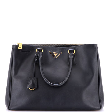 Prada Double Zip Lux Tote Saffiano Leather Large