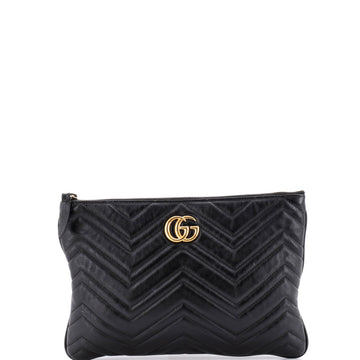 Gucci GG Marmont Clutch Matelasse Leather Small