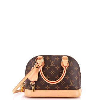 Louis Vuitton Alma Handbag Monogram Canvas BB