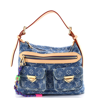 Louis Vuitton Baggy NM Handbag Denim