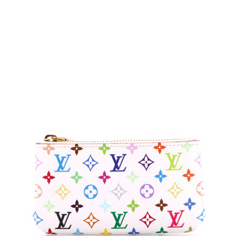 Louis Vuitton x Takashi Murakami Zip Key Pouch Monogram Multicolor
