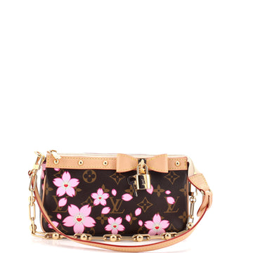 Louis Vuitton x Takashi Murakami Pochette Accessoires NM Limited Edition Cherry Blossom Monogram