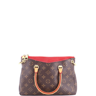 Louis Vuitton Pallas Tote Monogram Canvas with Leather BB
