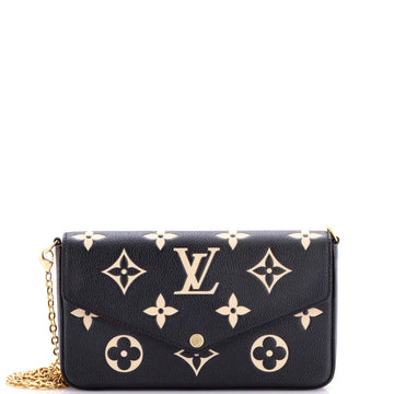 Louis Vuitton Felicie Pochette Bicolor Monogram Empreinte Giant