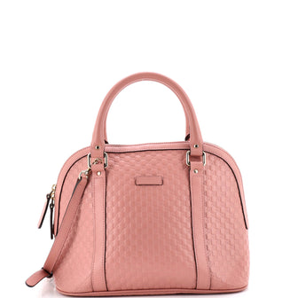 Gucci Convertible Dome Satchel Microguccissima Leather Medium