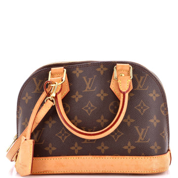 Louis Vuitton Alma Handbag Monogram Canvas BB