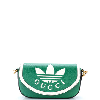 Gucci x adidas Flap Shoulder Bag Leather Mini