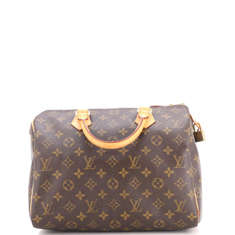 Louis Vuitton Speedy Handbag Monogram Canvas 30