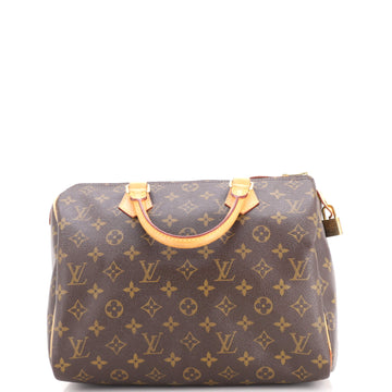 Louis Vuitton Speedy Handbag Monogram Canvas 30