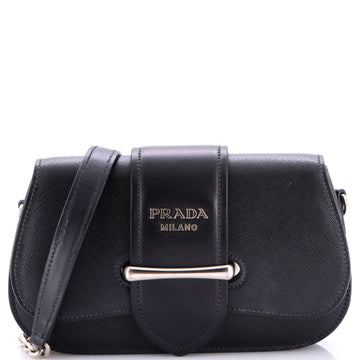 Prada Sidonie Shoulder Bag City Calf with Saffiano Mini