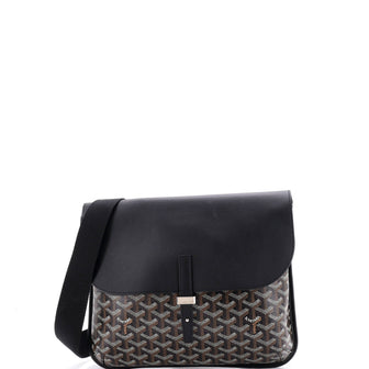 Goyard Coursier Messenger Bag Coated Canvas and Leather