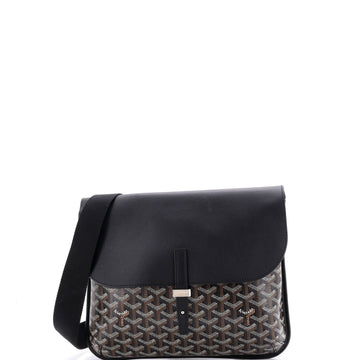 Goyard Coursier Messenger Bag Coated Canvas and Leather