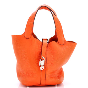 Hermes Picotin Lock Bag Clemence PM