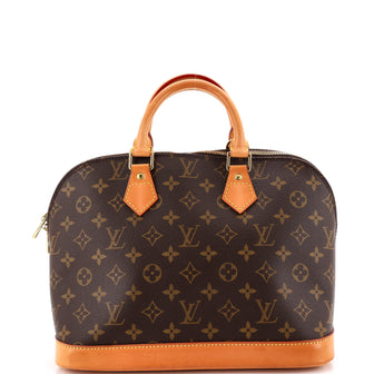 Louis Vuitton Alma Handbag Monogram Canvas PM