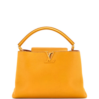 Louis Vuitton Capucines Bag Leather MM