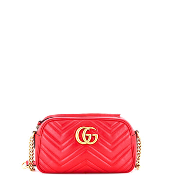 Gucci GG Marmont Shoulder Bag Matelasse Leather Small