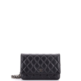 Chanel Wallet on Chain Quilted Caviar