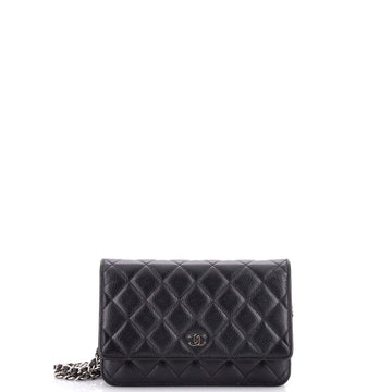 Chanel Wallet on Chain Quilted Caviar