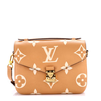 Louis Vuitton Pochette Metis Bicolor Monogram Empreinte Giant