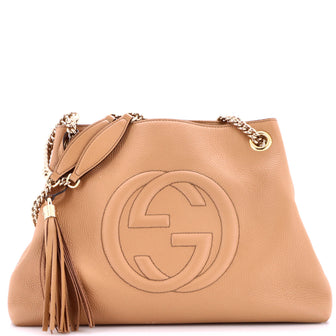 Gucci Soho Chain Strap Shoulder Bag Leather Medium