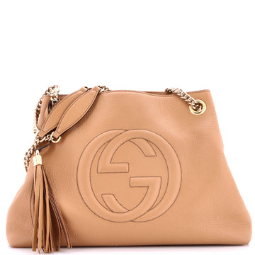Gucci Soho Chain Strap Shoulder Bag Leather Medium