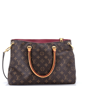Louis Vuitton Pallas Tote Monogram Canvas with Leather