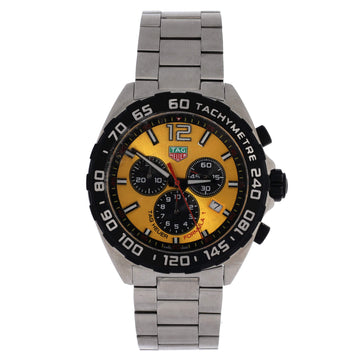 Tag Heuer Formula 1 Chronograph Quartz Watch Stainless Steel 43