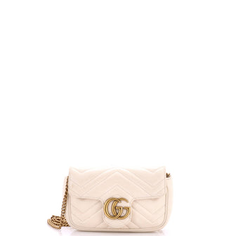 Gucci GG Marmont Flap Bag Matelasse Leather Super Mini